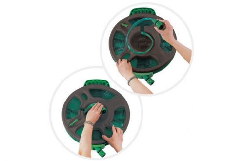 Flat Hose With Two End Plastic Quickly Hose Connector & Hose Reel HT-3050