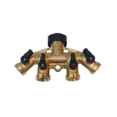 Brass Garden Hose Splitter, Water Hose Splitter