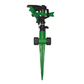 Plastic Impulse Sprinkler With Plastic 2-Way Spike PS2