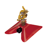 Zinc Pulsating Sprinkler With Powder Coated Steel Sheet Base W-4041 Zinc Pulsating Sprinkler With Powder Coated Steel Sheet Base W-4041