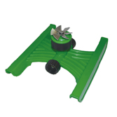 Aluminum Fan Sprinkler With Plastic "H" Base W-4146