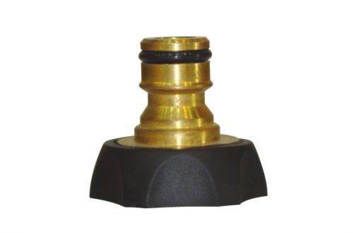 Adaptador de grifo de latón de 3/4" con protector de caucho BW-C308R