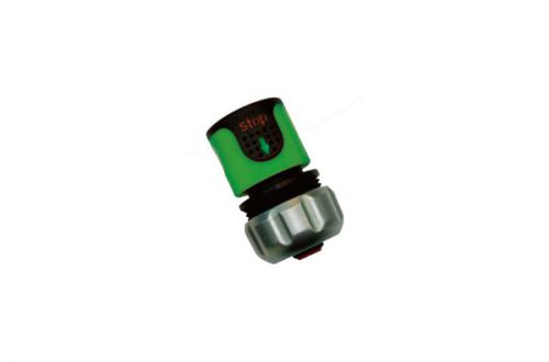 3/4" Water Stop Hose Connector With Soft Touch & Metal Nut W-3190SN