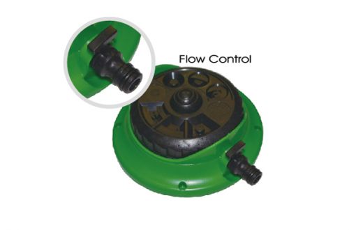 Aspersor de torreta de 8 patrones con control de flujo W-4011-1