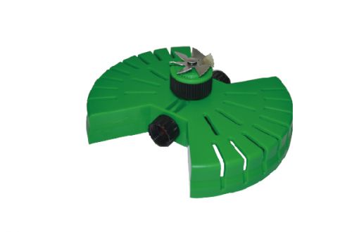 Aspersor de ventilador de aluminio con base de mariposa de plástico W-4026