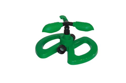 Aspersor de plástico de 3 brazos con base de plástico W-4102