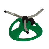 Aluminum 3-Arm Sprinkler With Plastic Base W-9860P